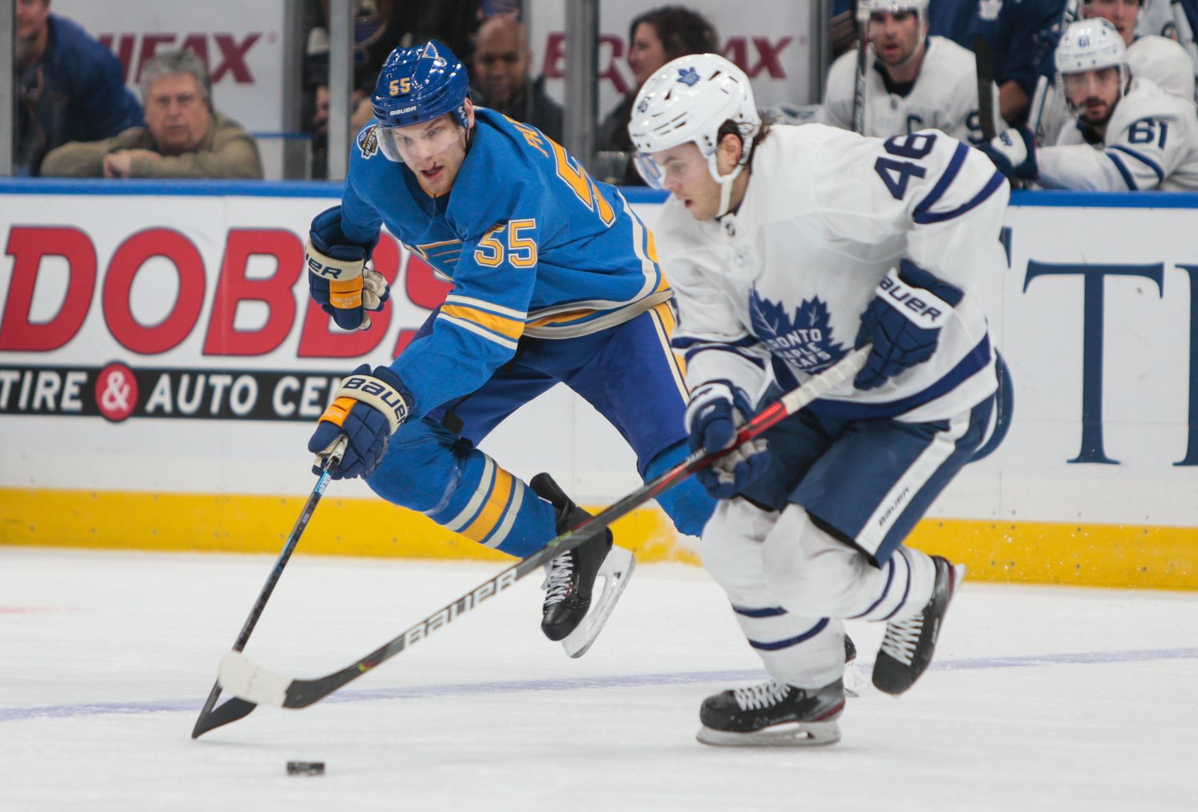 Blues take on Maple Leafs